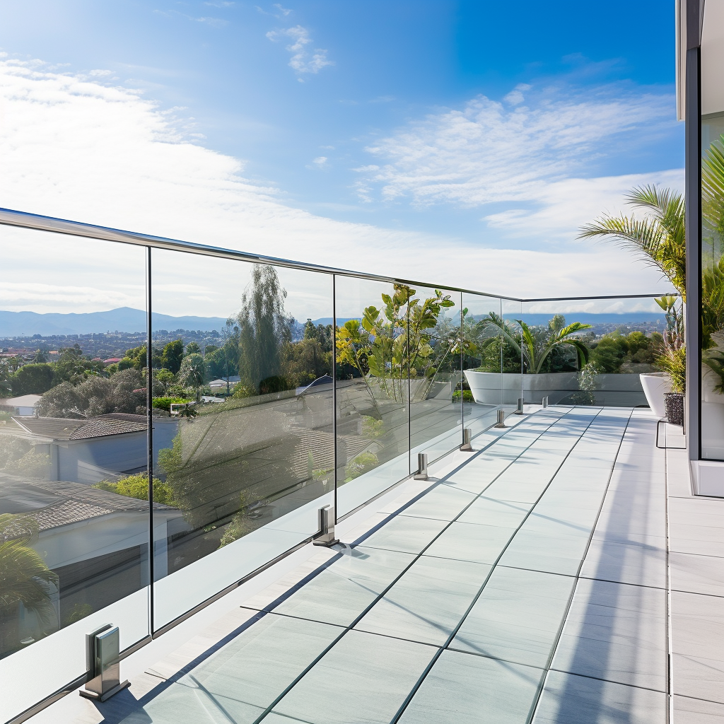 מעקה זכוכית למרפסת | glass-it